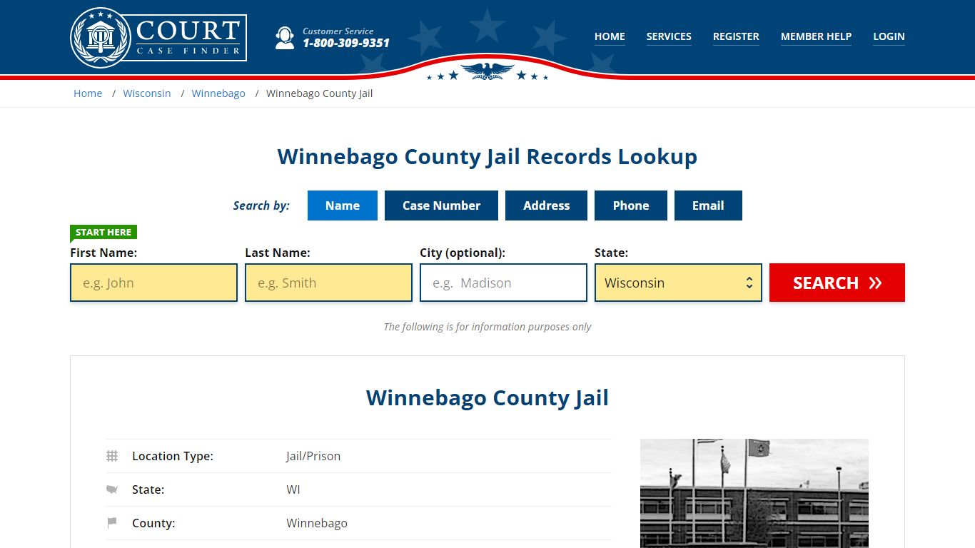 Winnebago County Jail Records - CourtCaseFinder